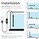 NICREW Aquarium Heizer 100 W, Temperatur einstellbare Aquarium Heizung mit Controller für Aquarien bis 80 L, Überhitzungsschutz
