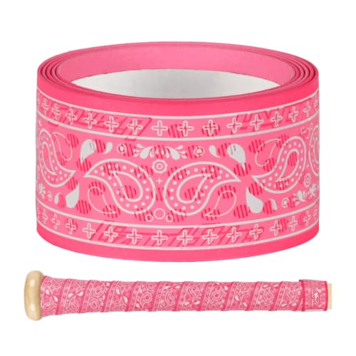 Lizard Skins DSP Ultra Outburst Baseball Bat Grip - 0.5mm 1.1mm – Next-Gen Durasoft Polymer Bat Tape (Pink Bandit, 1.1mm)