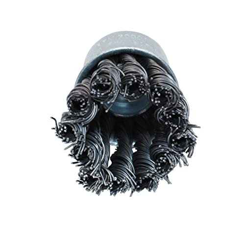 Hoyin Wire End Brush, Twist Knotted, Alloy Carbon Steel, 0.020In-By-1 1/8In (5) #TOP3