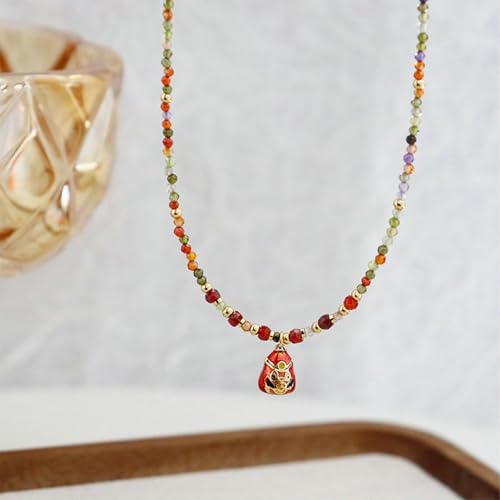 Collier de chaîne pendentif poulet plaque d'or bijoux de mode 18 pouces - 2