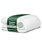 Wendre Piumino Estivo Matrimoniale 220x240 cm – Leggero 150 GSM in Microfibra Traspirante – Certificato OEKO-TEX, Anallergico e Lavabile