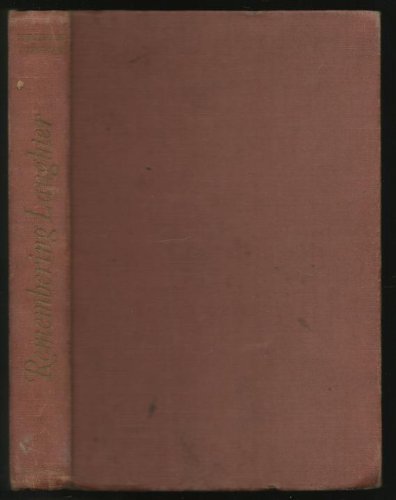 REMEMBERING LAUGHTER. B00085N81A Book Cover