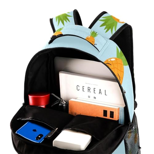Sac à dos école ananas multicolore : cadeau idéal pour adolescents