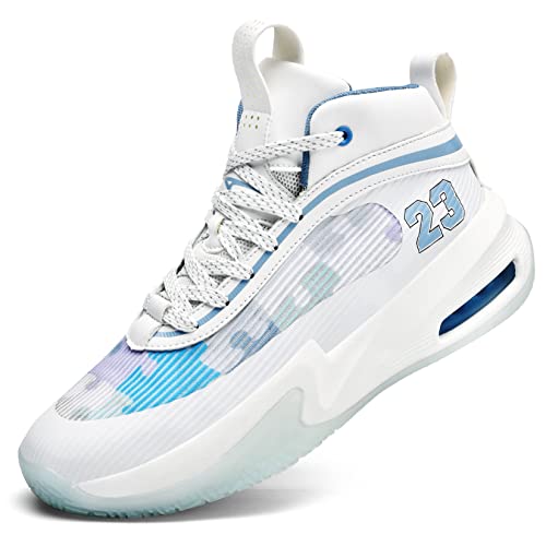 Ashion Boys Girls Shoes Sneakers Kids Shoes Boy's Running Shoes For Kids Basketball Shoes Tennis Shoes Non-Slip Sneakers(7,A-Blue) #TOP25