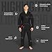 Sanabul Highlights Pro Brazilian Jiu Jitsu Gi Premium BJJ Gi IBJJF Competition - Allblack, A1