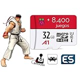 Raspberry pi 2 avec 7.535 Jeux Arcade et Rétro Carte SD 32 GB Station d'émulation Machine de loisirs avec néogée, Capcom I II III, mame, Sega, PC Engine. 22 Systèmes émulés