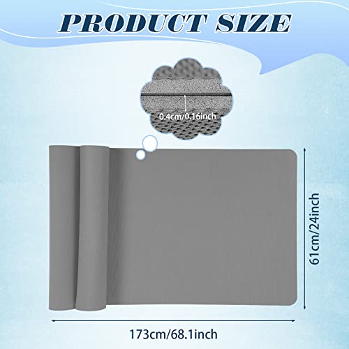 10 Pack Yoga Mats Bulk, 68'' x 24'' x 4mm Thick Yoga Mats for Kids and Adult Gym Mats Bundle Latex Free Exercise Mats with Non Slip Texture for Outdoor Yoga, Pilates or Workout - Image 3