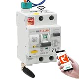Con conexión WIFI: Control remoto y temporización. Compatible con las aplicaciones Tuya - Smart Life para monitoreo en tiempo real y programación de encendido / apagado desde el móvil
