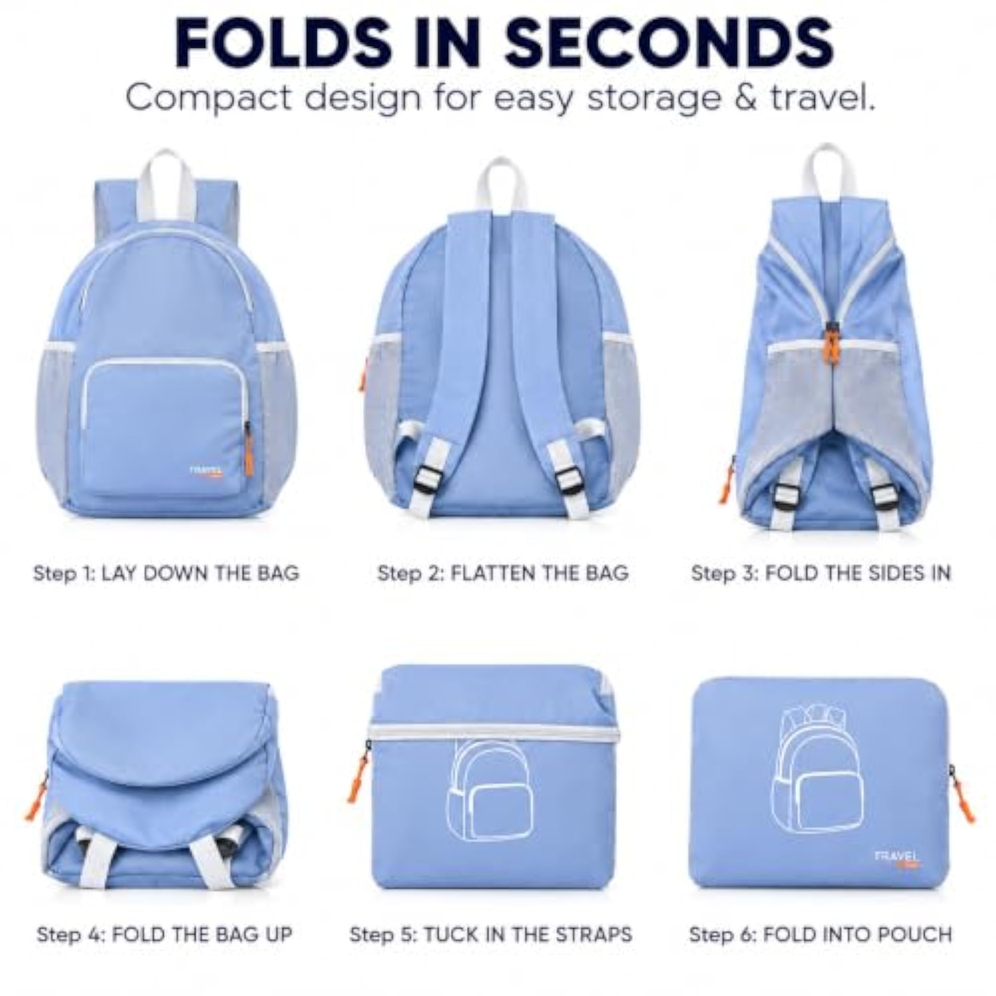 21-Inch Water-Resistant Travel Backpack for Office & School