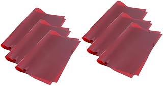 Mobestech 6piezas Filtros De Gel De Color para Flash De Cámara De Filtros De Color Profundo Rojo para Fotografía Compatible Led y Lámparas De Tungsteno Resistente Altas Temperaturas y