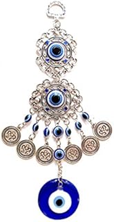 Holibanna Turkish Blue Evil Eye Amulet Wall Hanging Pendant Home Protection Good Luck Blessing Charm Decoration for Home Office Car Garden Balcony Decor