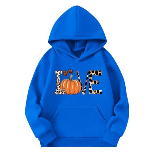 Boys Girls Thanksgiving Hoodies Kids Youth Pumpkin Print Hoodie Casual Athletic Sweatshirts Cute Fall Fashion Clothes4