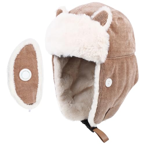 Bonnet d'hiver chaud isolant pour femme souffrant du froid aux oreilles