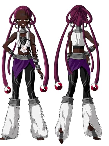 GGcosplay 新星ギャルバース タビア TABIA コスプレ「衣装 レッグカバー付き」 / 「ウィッグ 髪飾り付き」/ 靴 （ 道具 別売り ）仮装 ハロウィン イベント cosplay コスチューム (道具（耳飾り+腕飾り+指輪）)のサムネイル