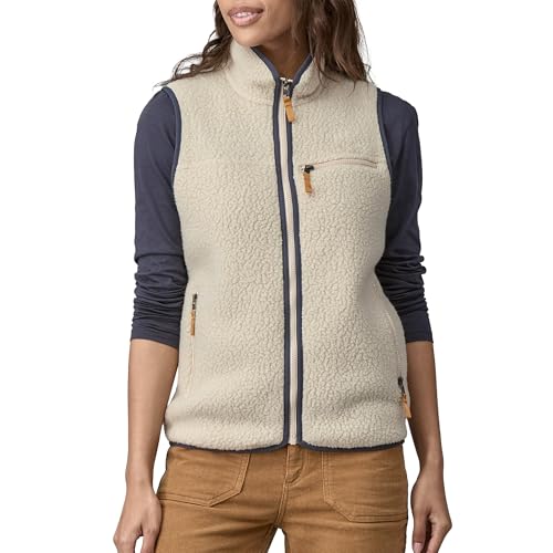 Hixiaohe Womens Sherpa Fleece Vest Casual Warm Sleeveless Fuzzy Vests Lightweight Zip Up Jacket Fall Winter Outerwear Gilet