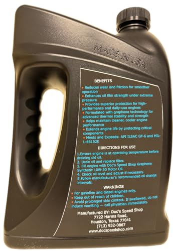 Aceite para motor 10W-30 con modificador de grafeno miniatura 2