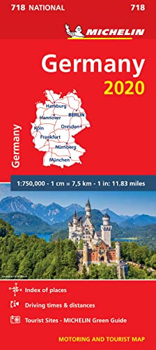 Germany 2020 - Michelin National Map 718: Map