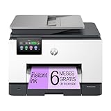 HP OfficeJet Pro 9135e, Impresora multifunción A4 a Color, impresión, escaneo, Copia y fax, alimentador automático Doble Cara, 2 bandejas, 6 Meses de Instant Ink