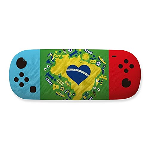 Étui de rangement cœur cartes Brésil cadeau original pour passionné de voyage