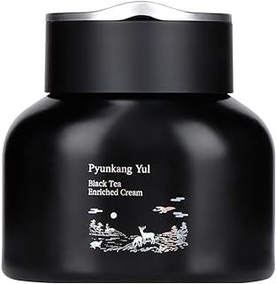 Pyunkang Yul [PKY] Black Tea Enriched Cream for Anti-aging, Condensed Nutrition for Fine Line Care with Kombucha, Ginseng Extract, Zero-Irritation, Korean Skincare (2.02 Fl. Oz, 60ml)