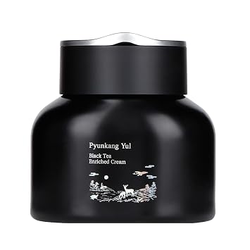 Pyunkang Yul [PKY] Black Tea Enriched Cream for Anti-aging, Condensed Nutrition for Fine Line Care with Kombucha, Ginseng Extract, Zero-Irritation, Korean Skincare 2.02 Fl. Oz, 60ml