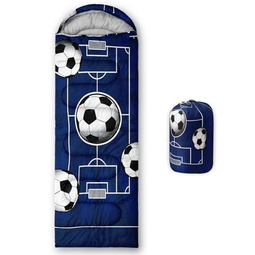 Image of QOOMO Ball Flower Camping Sleeping Bags,3 Season Warm & Cool Weather,Lightweight,Waterproof Sleeping Bags for Adults & Kids,Traveling,and Outdoors,Camping Gear Equipment