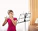 EASTROCK Folding Music Sheet Stand 2 in 1 Dual-Use Portable Foldable Music Stand Desktop Book Stand with Carrying Bag, Lightweight Metal Music Stand Holder Suitable for Instrumental Performance