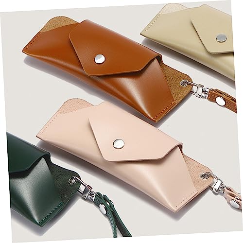 GALPADA 1 Conjunto De Bolsa De Óculos Porta-Óculos De Viagem De Couro Estojo De Óculos De Viagem Por