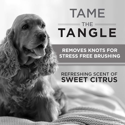 TropiClean Perfect FurDetangler Spray for Dogs - Made in USA - Detangling & Dematting Formula - Removes Mats & Knots for Gentle, Easy Brushing - Naturally Derived, 8oz - Thumbnail 5