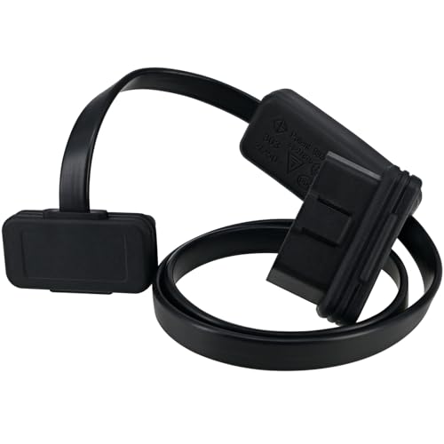 Yeebline OBDII 16 Pin Extension Cable with Switch, 0.6M/2Ft OBD-II OBD2 90 Degree Right Angle 16 Pin Auto Car Male to Female Flat Cord Diagnostic Extender Adapter by Yeebline - Used condition - Image 4