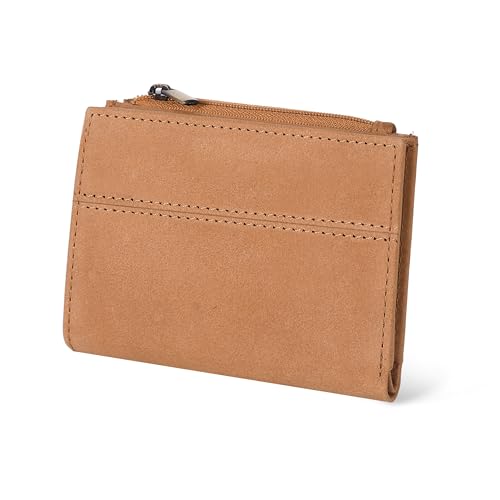 Image of Oak Leathers Wallet For Women Full Grain Leather - Small RFID Coin Purse Credit Card & ID Holder for Ladies,Bifold Wallets for Teenager | Small