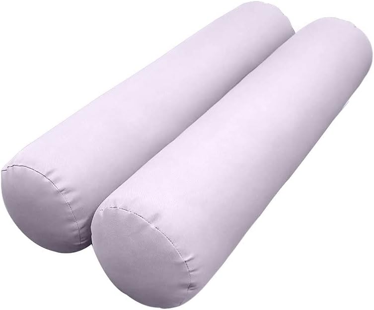*Cover ONLY* Style5 Crib Size 26" x 8" Knife Edge Bolster Pillow SlipCover AD107