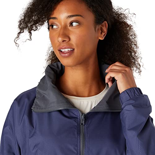 Asics Women's Reversible Jacket Running Apparel, Xs, Thunder Blue/Carrier Grey #TOP3