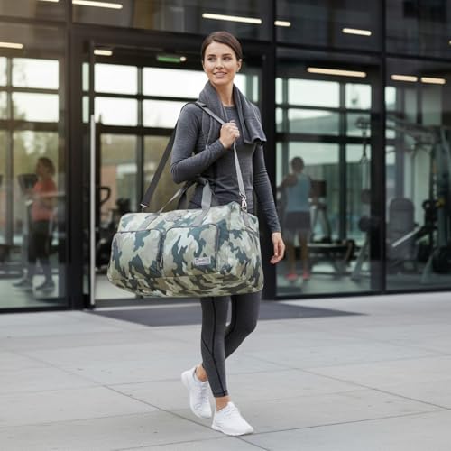 Lucky Brand Large Duffle Bag for Travel, Foldable Weekender Duffel bag by Lucky Brand - Used condition - Image 5