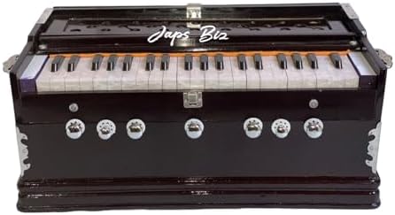 Harmonium- 3 1/4 Octave, Double Bellow, 39 Keys,7 Stopper, 2 Reeds (Bass- Male), With Cover & free carry bag