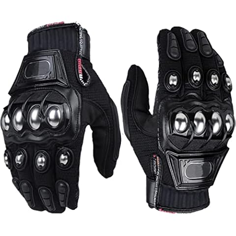 JIEKAI Steel Knuckle Motorcycle Safety Gloves Cover