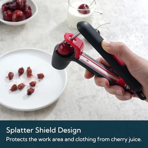 KITCHENDAO Cherry Pitter Tool, Larger Cross-Pitting Head, Cherry Core Remover with Safety Lock, Non-Slip Soft-touch Handle, Dishwasher Safe by KITCHENDAO - Image 5