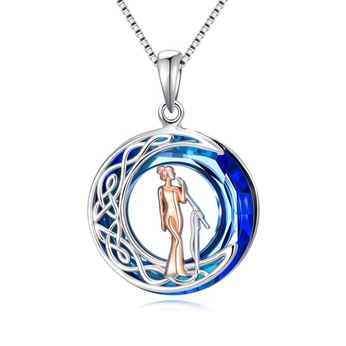 Collier gym artistique argent 925 pendentif ballerine pour passionnées de sport