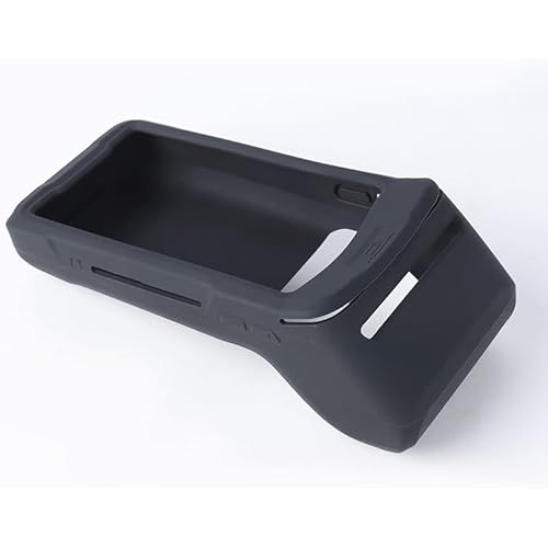 Black Silicone Case for Nexgo N86 Credit Card Machine – Shock-Absorbing Protective Cover for POS System & Card Reader