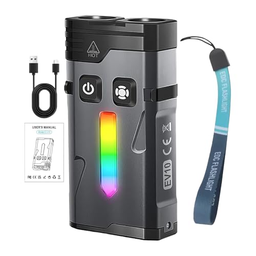 Torche LED compacte 1100 lumens étanche pour aventure et coupure