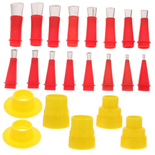 Uonlytech Kitspuitmond Alicators 5-pack Rvs Spuitmonden Voor Glaskit Vervangende Spuitmondset