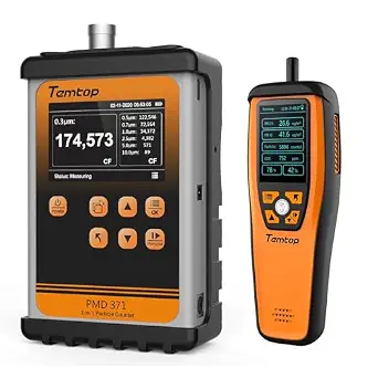 Temtop Professional Air Quality Monitoring Bundle: PMD 371 Particle Counter & M2000C 2nd Air Quality Monitor