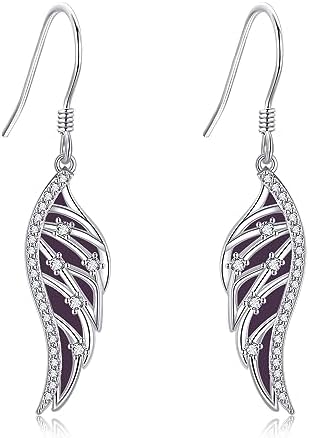 URONE Dangle Earrings for Women Sterling Silver Drop Earrings Jewelry Birthday Gifts for Girls