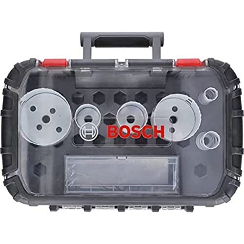 Bosch Professional 9 tlg. Lochsäge Progressor for Wood & Metal Set Elektriker (für Holz...