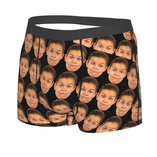 Custom Boxers Personalized Boxers For Men, Customized Underwear, Custom Underwear Add Your Text Photo2