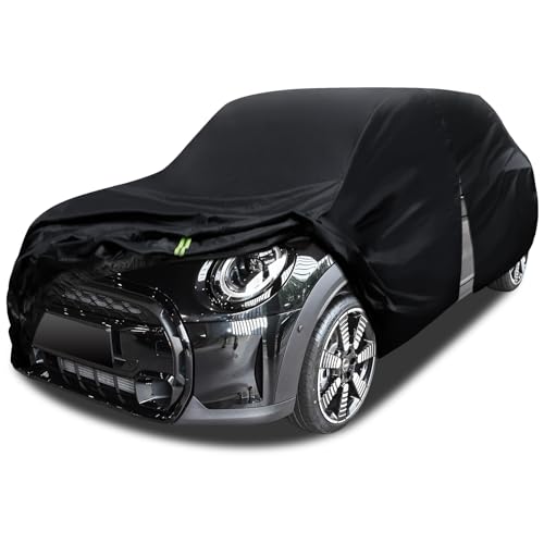 6 Layers Car Cover Waterproof All Weather for Automobiles, Size A1 Universal Fit for Nissan Versa, Kia Rio, Hyundai Accent, Audi TT, Porsche 718, BMW Z4, etc (UP to 177 inch) by iautaxesoriz - Used condition - US$34.73