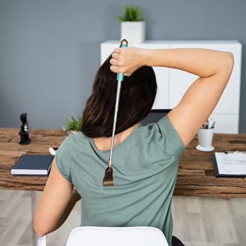 Eruinfang Back Scratcher, Extendable Back Scratchers Portable Handheld Massage Stick Hand Massager Tool Telescoping Scratcher Eliminating Back Itching for Women Men Adults (Blue)