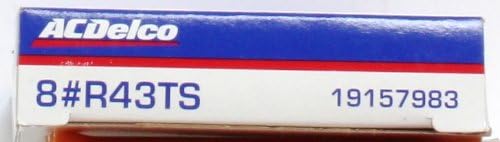 AC Delco Spark Plugs Box of 8 #R43TS 19157983
