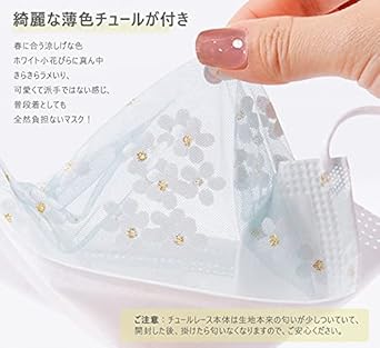 Amazon.co.jp: [IBUBU] 不織布マスク 柄 花柄マスク 不織布 マスク