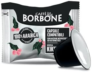 Borbone Kikka 100% Arabica – Box 50 Capsules Compatible with Nespresso machines
